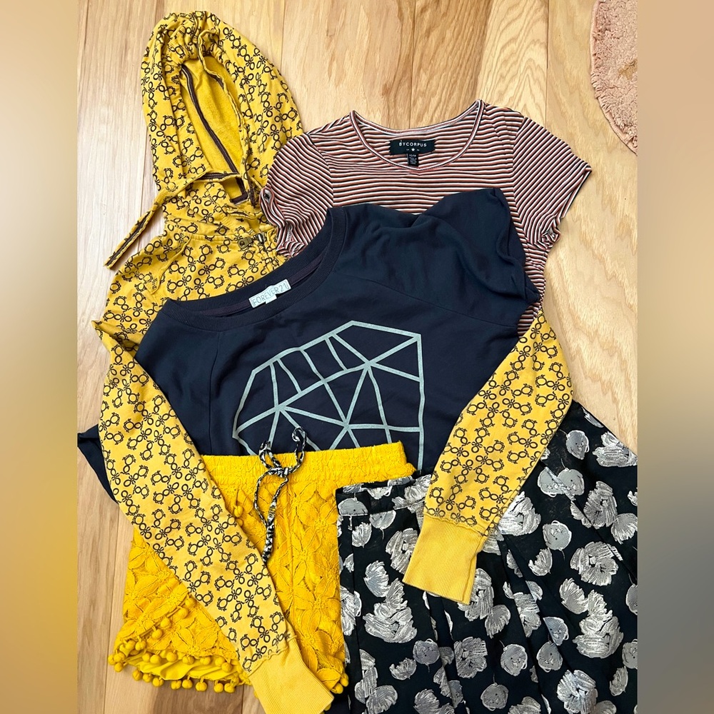 💛🖤🩶FOREVER 21 | MOSSIMO Bundle of (5) Tops & Bottoms